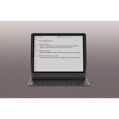 4. Onyx Note Air 5 C braune magnetische Hülle mit Tastatur
