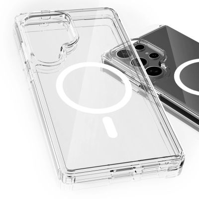 4. 3mk Armor MagCase für Samsung Galaxy S24 Ultra - Transparent