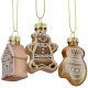 2. GLAS-BAUMSCHMUCK IN AUSSTECHERFORM, LEBKUCHEN, 12 STÜCK, BRAUNER MICA-EFFEKT