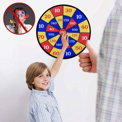 6. Dartpfeile für Kinder mit Klettverschluss, 36 cm