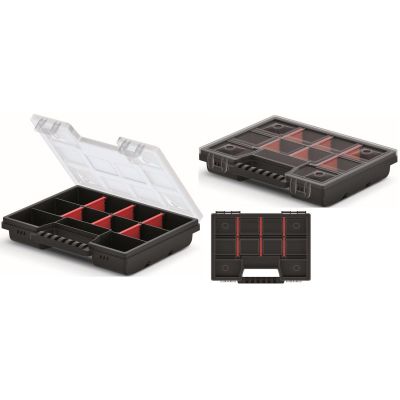 KISTENBERG Werkzeugkasten mit 11 Fächern