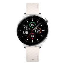 OnePlus Watch 3, 43 mm (3,35 cm / 1,32 Zoll) AMOLED-Display, digitaler Touchscreen (466 x 466 Pixel), Silber, Titan, WLAN, GPS
