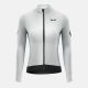2. Rockbros YDWT006 TVI Damen-Radtrikot, isoliert, Herbst/Winter, Größe L – Weiß und Grau