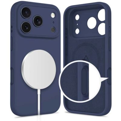 2. Tech-Protect Silikon-MagSafe-Hülle für iPhone 17 Pro – Marineblau