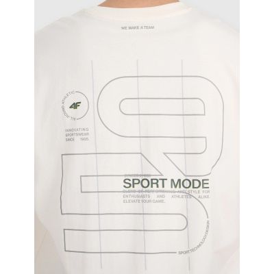 9. Oversize-T-Shirt für Herren mit Aufdruck 4F 4FRAW25TTSHM3220-11S