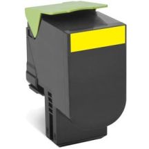 Lexmark 80C2HYE Tonerkartusche, 1 Stück, Original, Gelb