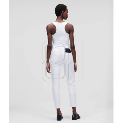 7. Karl Lagerfeld Weiße Gf-Jeanshose W 221W1101 Jeans