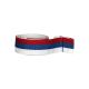 3. 20 mm breites Band – weiß, blau und rot