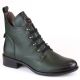 9. Jezzi W JEZ412B isolierte flache Stiefeletten, grün