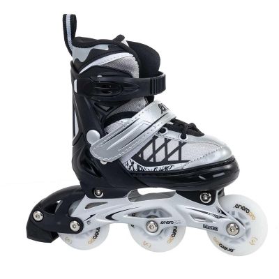 30. Rollschuhe - Rollschuhe - Eislaufen 4-in-1 ENERO PRO LED 26-29 Grau