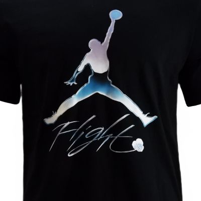 3. Air Jordan Graphic Crew Flight Tee Herren Sport-T-Shirt Schwarz - DV8414-010