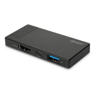 2. Lindy 43336 Dockingstation, kabelgebunden, USB 3.2 Gen 1 (3.1 Gen 1), Typ-C, Schwarz
