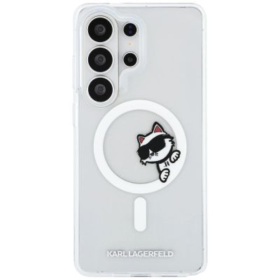 3. Karl Lagerfeld IML Peekaboo Choupette MagSafe Hülle für Samsung Galaxy S26 Ultra - transparent