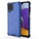 Honeycomb Handyhülle Schutzhülle mit TPU Rahmen für Samsung Galaxy A22 4G blau