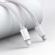8. BASEUS USB-C-auf-Lightning-Kabel 20 W, 5 A, 1 m (weiß)