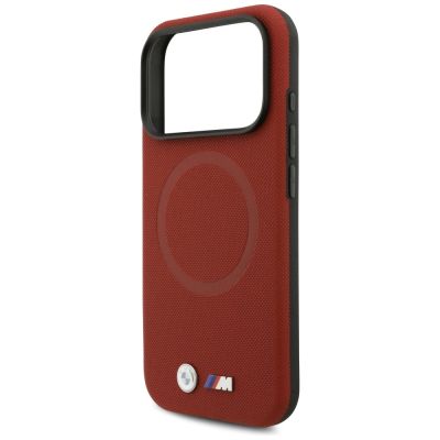 6. BMW M FW MagSafe Hülle mit Metalllogo für iPhone 17 Pro – Rot