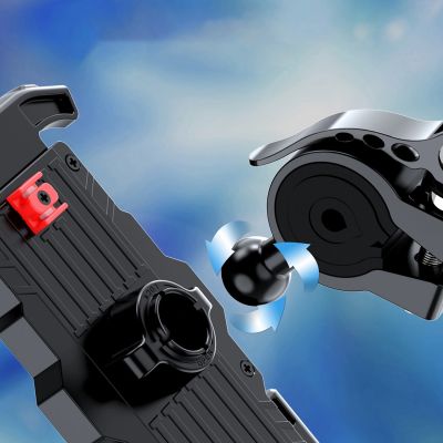 12. Choetech H067 verstellbarer Fahrrad-Telefonhalter – Grau