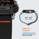 12. Spigen Lite Fit Pro Hülle mit Armband für Apple Watch Ultra 1/2 (49 mm) – mattschwarz