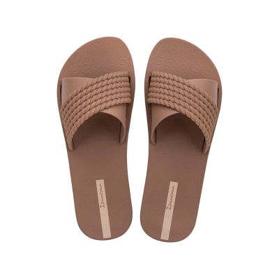 2. Ipanema Damen-Flip-Flops Street II – modische und bequeme braune Hausschuhe