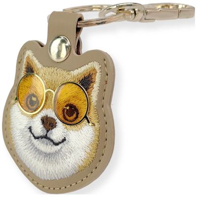 3. Nimmy Glasses Cool Dog Tracker Hülle - Braun