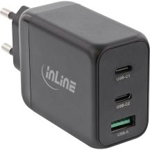 InLine 31506F Universelles Handy-Ladegerät Schwarz AC-Schnellladefunktion Intern