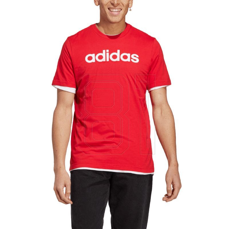 11. adidas Essentials Single Jersey Lineares gesticktes Logo M IC9278