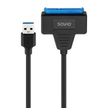 SAVIO-Adapter SATA (F) - USB-A 3.1 Gen 1 (M) für 2,5"-Laufwerke AK-68