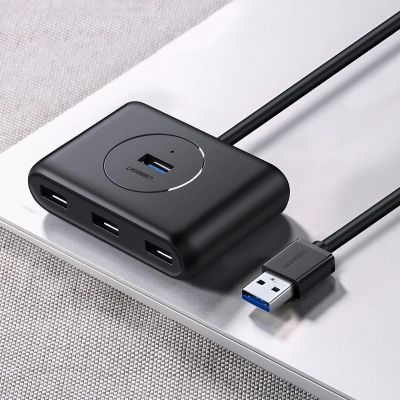 11. Ugreen HUB 4x USB 3.2 Gen 1 (0,5 m Kabel) schwarz (20290)