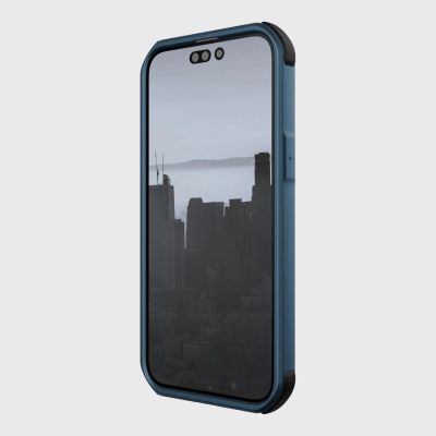 2. Raptic X-Doria Fort Case iPhone 14 Pro Max mit gepanzerter blauer MagSafe-Hülle