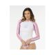 2. Damen Lycra RIP CURL Coastal Instinct UPF Langarmshirt, weiß