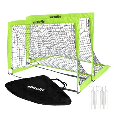 9. VIRTUFIT FALTBARES FUSSBALLTORSET - FUSSBALLTORE - 120 X 90 CM
