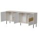 2. INSERTO 3D1W Kommode 190x40x80 Kaschmir + LED
