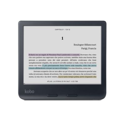 21. Kobo Libra Color 7" E-Ink Kaleido 3 32GB WLAN Schwarzer E-Book-Reader