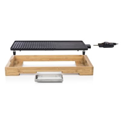4. Tristar BP-2641 Elektrischer Bambusgrill, Schwarz, 2200 W