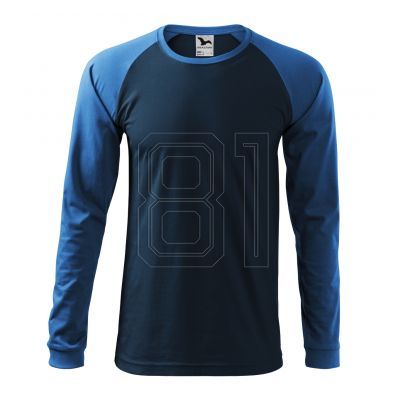 5. Malfini Street LS M T-Shirt MLI-13002 marineblau