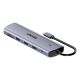 11. UNITEK D1113BGY01 Hubs und Konzentratoren 2 x USB 3.2 Gen 2 (3.1 Gen 2) Typ-C 1000 Mbit/s Grau