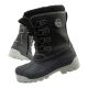 Lee Cooper Winterstiefel Kinder isolierte Schneestiefel für Jungen Schwarz