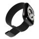 4. Puro 'MILANESE' Watch für Apple Watch 42-44-45-49m, schwarz