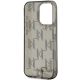 6. Karl Lagerfeld IML Mono KL Pattern & Cord Hülle für iPhone 15 Pro – Schwarz
