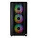 6. Montech X5M (B) Micro Tower Computer-Sicherheits- und Halterungs-Set, Schwarz