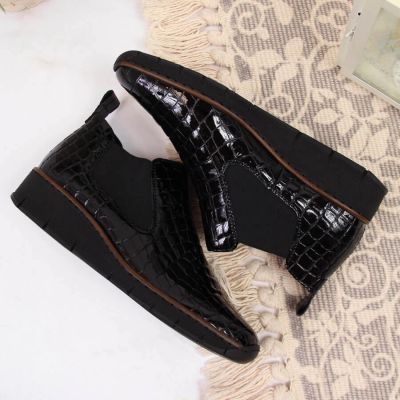 54. Rieker W R474 Schlangenleder Stiefeletten schwarz