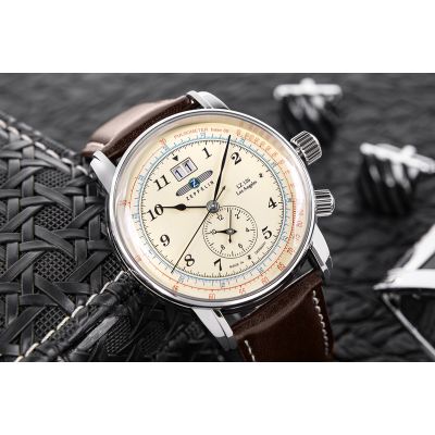 4. Herrenuhr ZEPPELIN LZ126 Los Angeles 8644-5 + Box