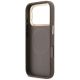 7. Guess 4G PU Triangle Logo & Stand Camera MagSafe Hülle für iPhone 18 Pro Max / 17 Pro Max – braun
