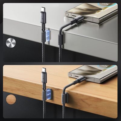 8. Joyroom S-A50 Unlimited Series 3A USB-A – USB-C-Kabel mit magnetischem Organizer 1,2 m – Grau