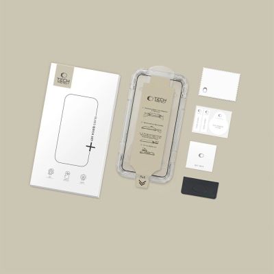 10. Tech-Protect Quick Set AR+ Antireflexionsglas für Samsung Galaxy S26 - Schwarz