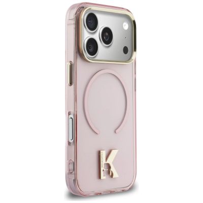 4. Karl Lagerfeld IML K Head Logo MagSafe Hülle für iPhone 17 Pro - Pink