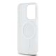 7. DKNY IML Mono & Stripe MagSafe Hülle für iPhone 15 Pro – Beige