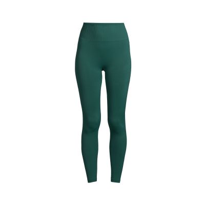 CASALL Seamless Graphic Rib High Waist Tights grün