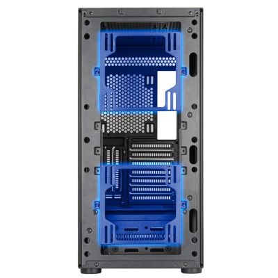 12. SilverStone SST-SED1-B Seta D1 Midi-Tower-Gehäuse – juodas