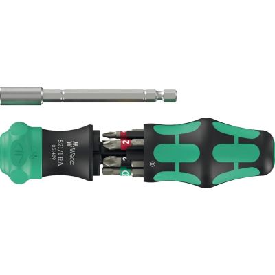 Kraftform-Griff mit 1/4"-Bithalter, 6 Stück